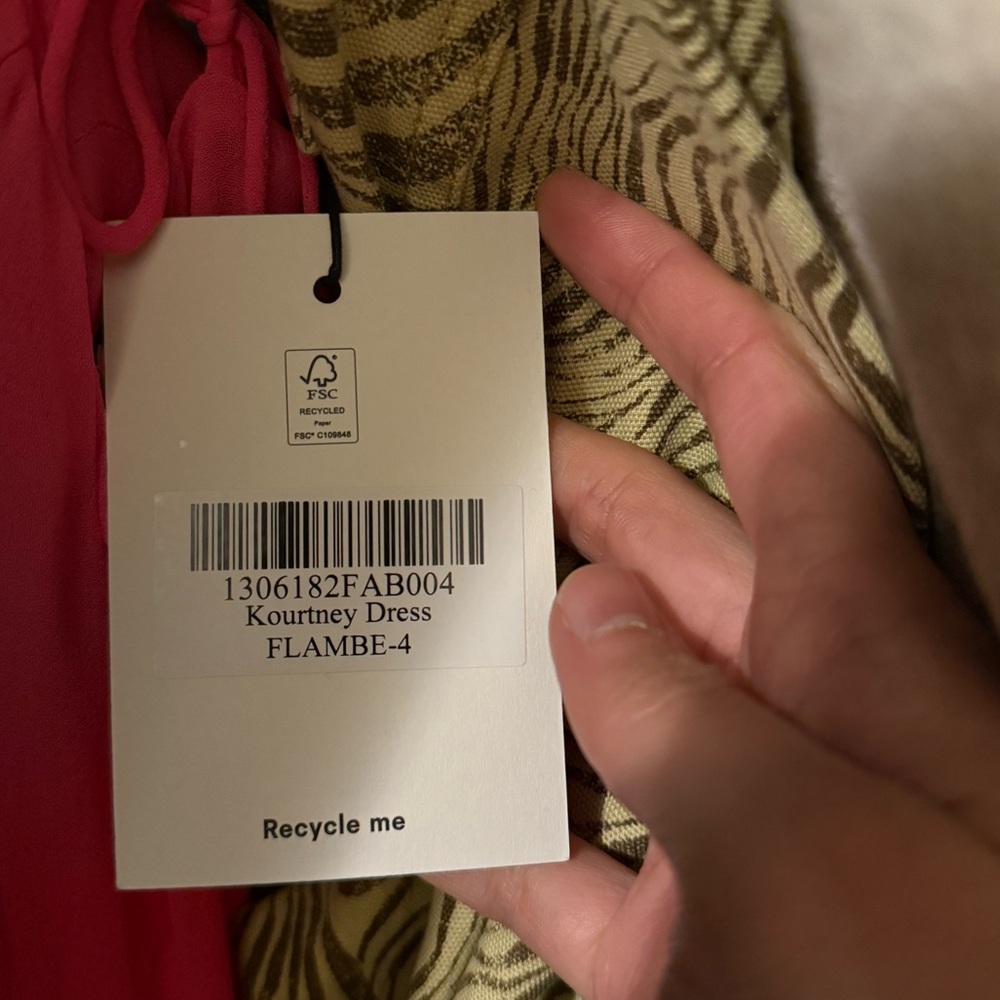 Kourtney dress - flambe pink - Picture 3 of 3